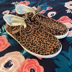 Leopard Print Casual Shoes